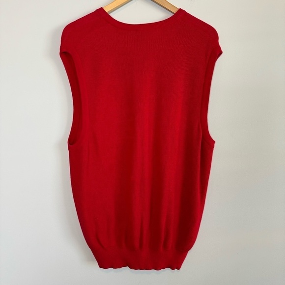 Polo Golf Ralph Lauren 90s Vintage V-Neck Knit Vest - Picture 4 of 7